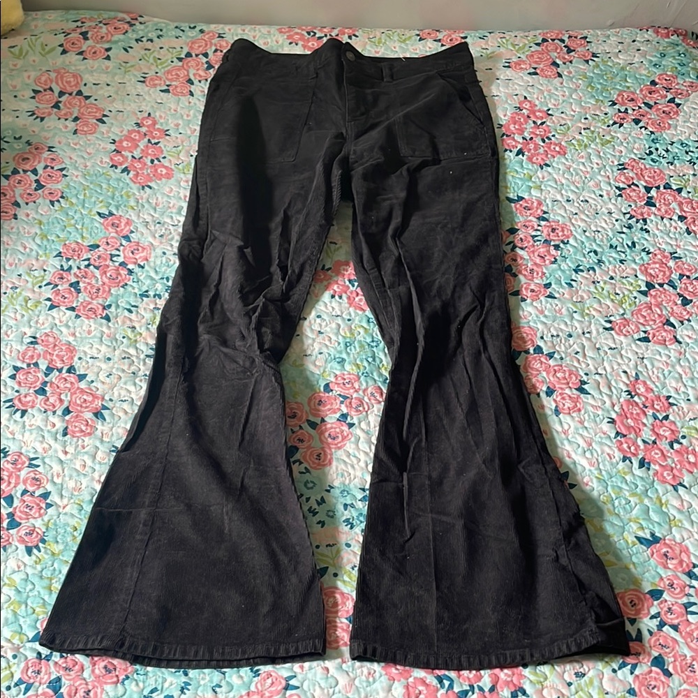 American Eagle Outfitters Black Flare Jeans
